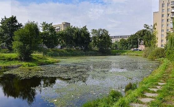 Озеро в мікрорайоні БАМ